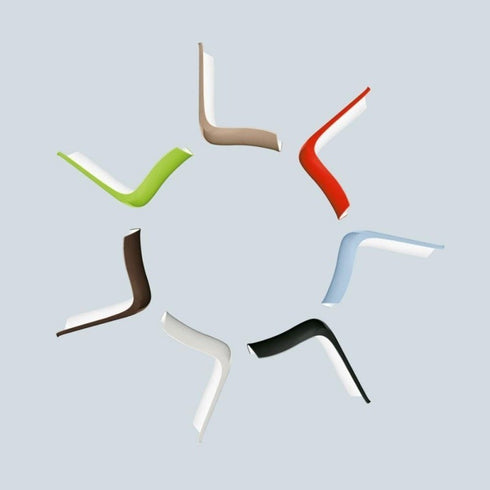 Catifa 46 0278 Chair Bicolored Skids Chrome